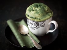 Mug cakes au thé matcha