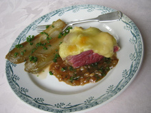 Basse-Côte de bœuf de Chalosse au Maroilles