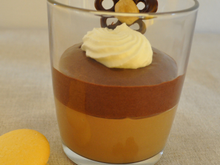 Verrine café-noisette et chocolat