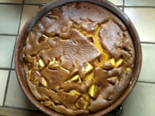 Gâteau de citrouille, coco et pomme