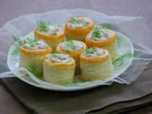 Mini-bouchées à la reine farcies aux Rillettes Thon Coraya