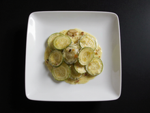 Courgette à la crème