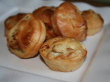 Muffins à la poire et au bleu