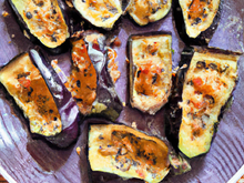 Tempura d'aubergines