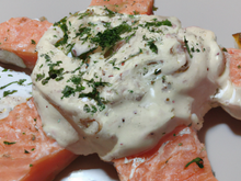 Filet de saumon au Boursin