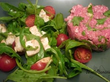 Tartare de bœuf au parmesan