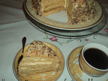 Medovnik gâteau au miel (Tchèque )