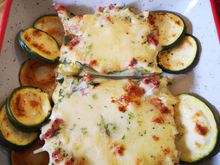 Gratin de courgettes au crabe