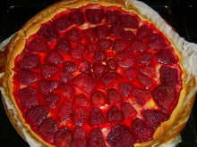 Tarte aux fraises économique