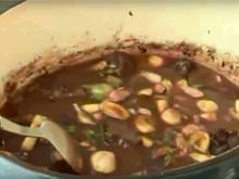 Bœuf bourguignon classique et sa garniture