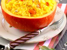 Risotto de potimarron à la sauge