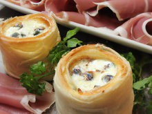 Feuilletés boursin et jambon