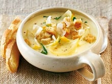 Soupe aux oignons au Philadelphia