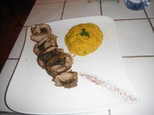 Roulé de dinde aux épinards