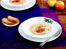 Vélouté de panais et pommes avec Kikkoman Sauce Soja