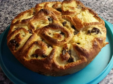 Chinois à la crème pâtissière et pépites de chocolat