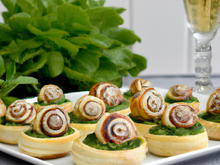 Vol-au-vent d'escargots au pastis