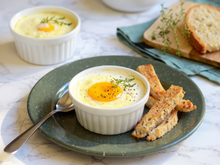 Oeuf cocotte au Air Fryer