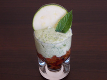 Mousse de chèvre aux courgettes