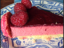 Bavarois framboises et citron