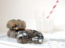 Cookies sésame noir & chocolat blanc (vegan)