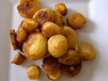 Navets nouveaux et panais caramélisés au curry