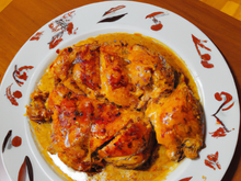 Recette de poulet rôti au miel