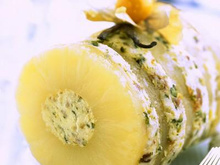 Bûche glacée à l'ananas