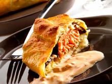 Coussin de saumon au Comté