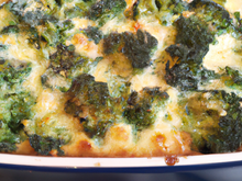 Gratin de brocolis au bleu