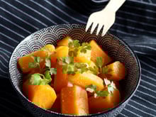 Carottes à la marocaine au four combiné vapeur