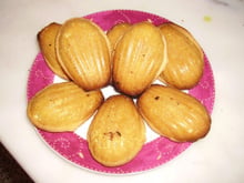 Des madeleines sans levure