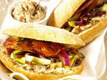 Pain bagnat rillettes