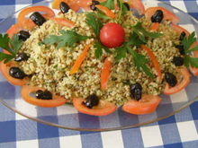Quinoa  gourmand en salade.