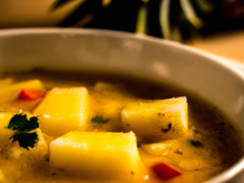 Soupe mexicaine avec ananas