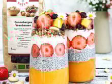 Smoothie à la mangue, coco et chia