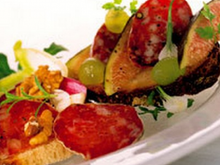 Tartine de saucisse sèche