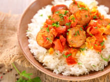 Rougail saucisses au Monsieur Cuisine