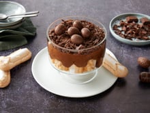 Mousse croustillante au chocolat et au riz soufflé