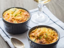 Flan de courgette au parmesan