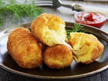 Croquettes de pommes de terre farcies à la mozzarella