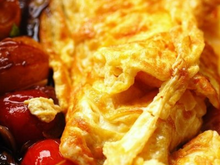Omelette aux tomates