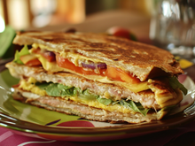 Gâteau de crêpes salé