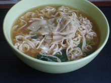 Soupe chinoise aux ravioles