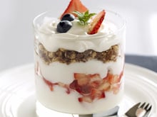 Verrines aux fruits des bois et Carré Frais