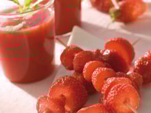 Sirop de fraises gourmand pour brochettes de Fraises du Périgord IGP