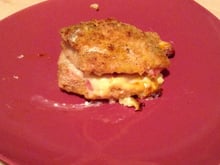 Cordon bleu maison au fromage hamburger