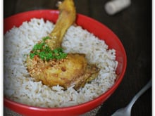 Poulet mariné à l'indienne