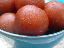Dessert indien Gulab jamun