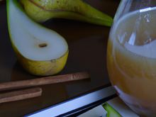 Jus de poires à la vanille